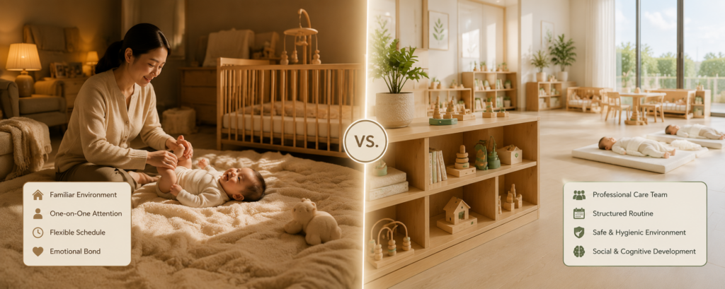 nany vs infant care center in jb